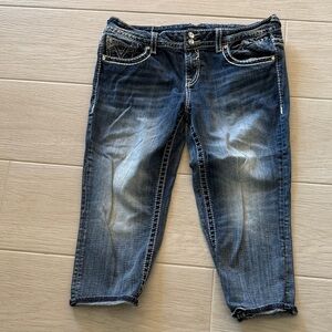 Vigoss Dark Wash Cropped Jeans